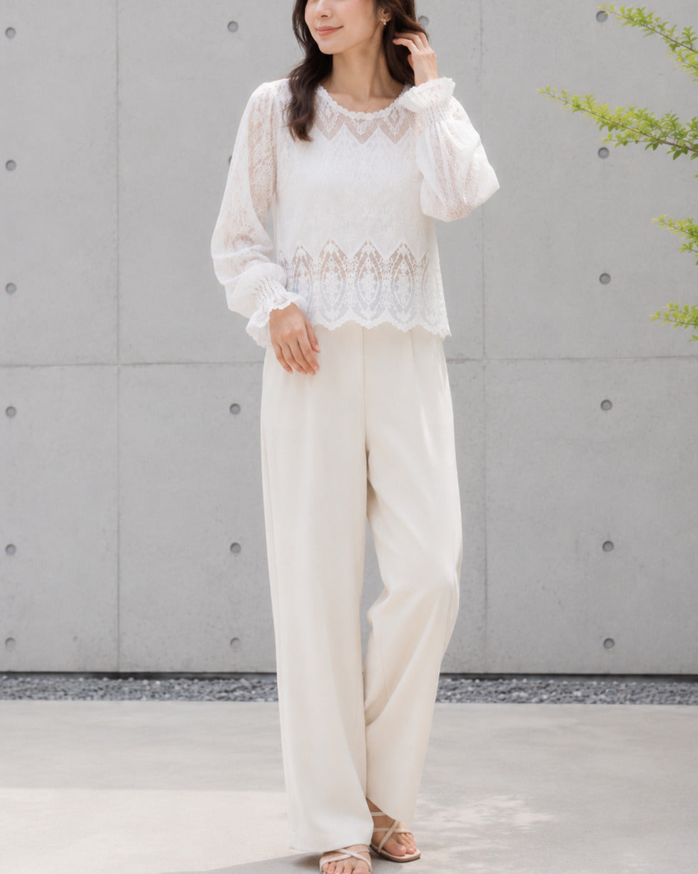 シアーデザインブラウス
