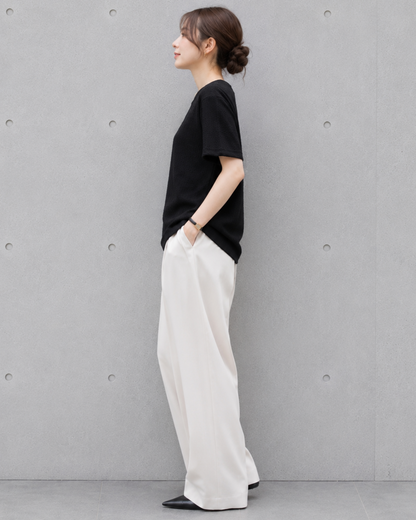 テクスチャー半袖Tシャツ