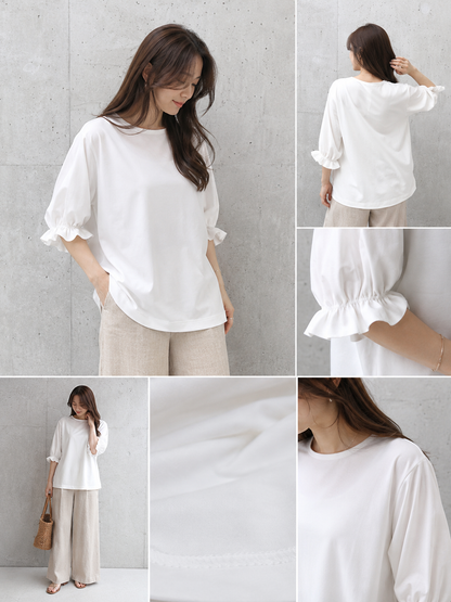 バットウィングスリーブTシャツ