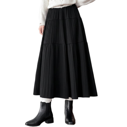 脚長フレンチプリーツスカート
