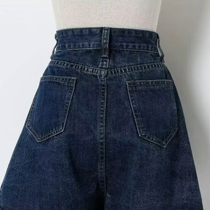 デニムワイドパンツ