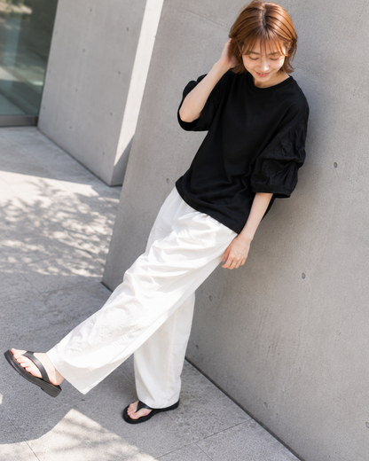 バブルスリーブTシャツ