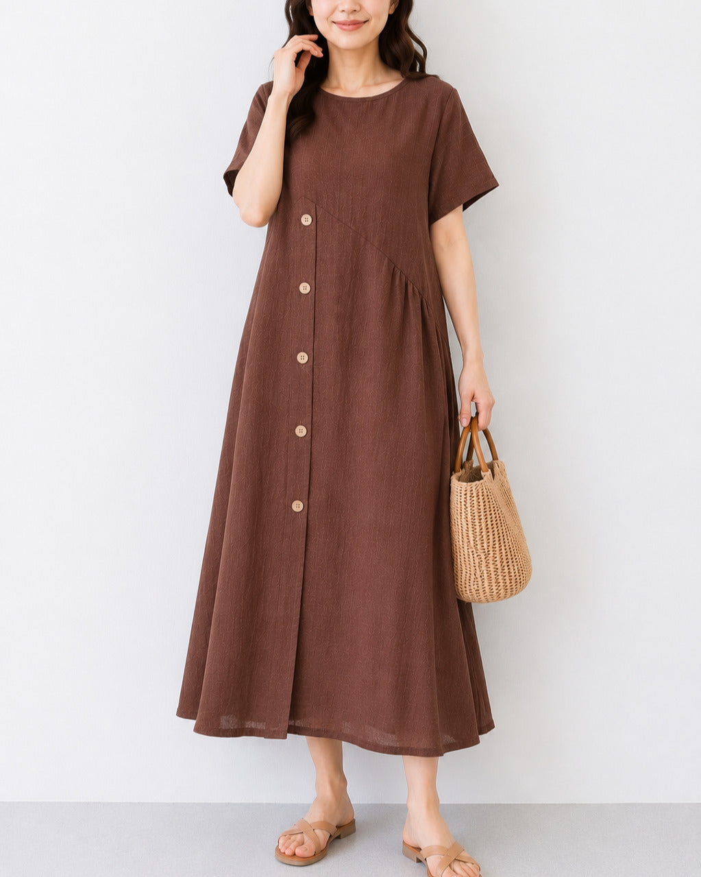 アシンメトリーワンピース