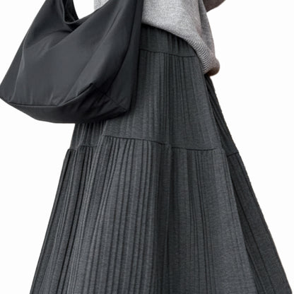 脚長フレンチプリーツスカート