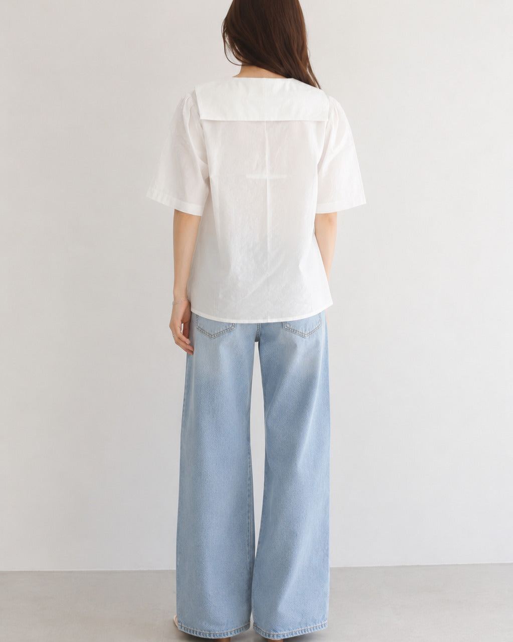 ビッグカラーブラウス