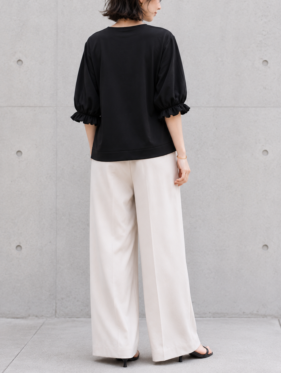 バットウィングスリーブTシャツ