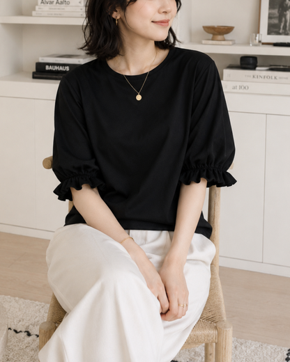 バットウィングスリーブTシャツ