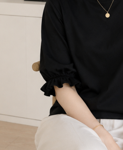 バットウィングスリーブTシャツ