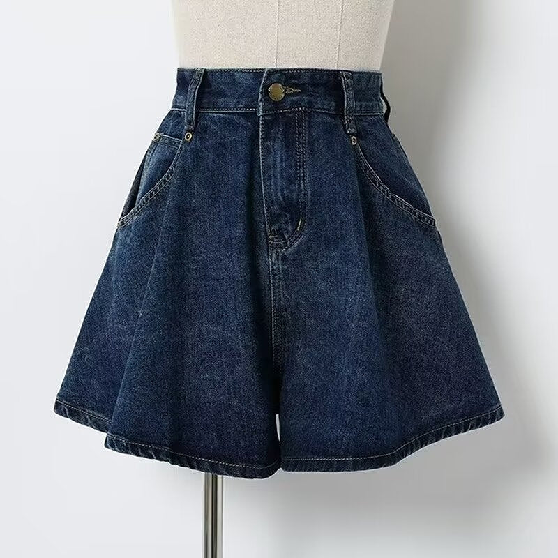 デニムワイドパンツ