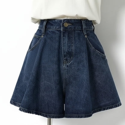 デニムワイドパンツ