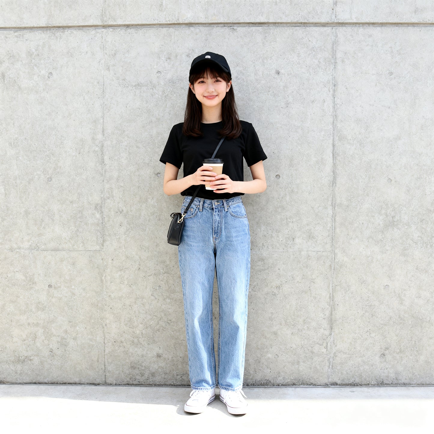 半袖スリムTシャツ